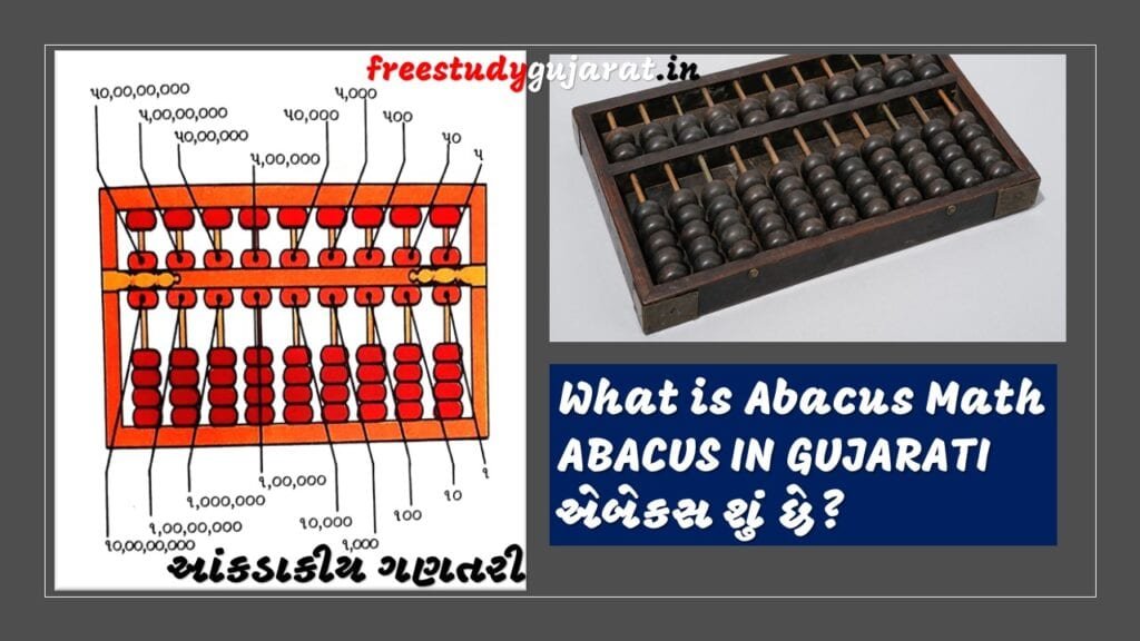 what is abacus Math - ABACUS IN GUJARATI -એબેકસ શું છે?