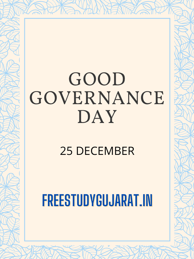 GOOD GOVERNANCE DAY