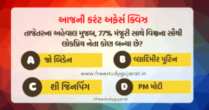 28 NOVEMBER 2022 CURRENT AFFAIRS GUJARATI QUIZ